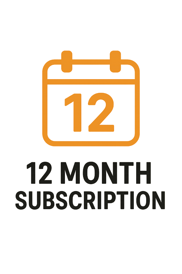 Twelve Month Subscription