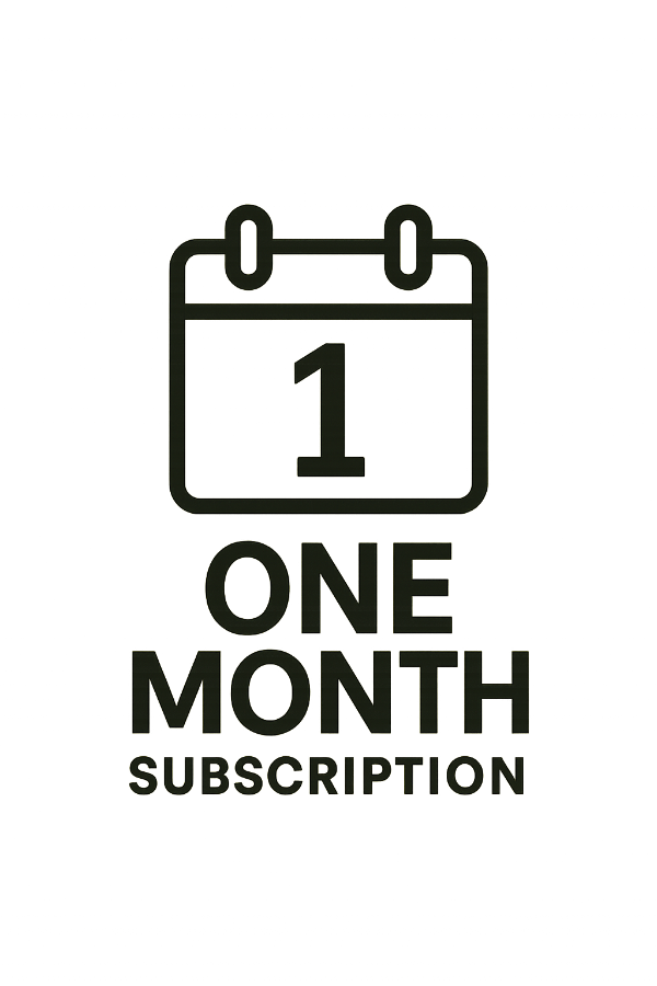 One Month Subscription