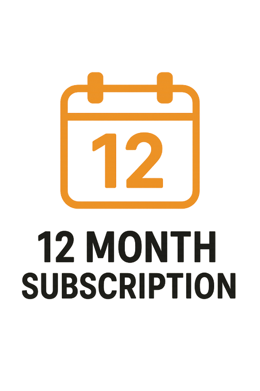 Twelve Month Subscription